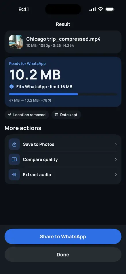 Result: 10.2 MB, fits WhatsApp